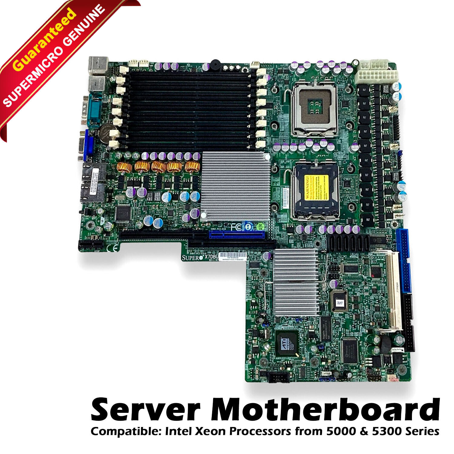 SuperMicro X7DBU-A-IS018 ATX Intel 5000P Dual Intel LGA-771 DDR2 Motherboard