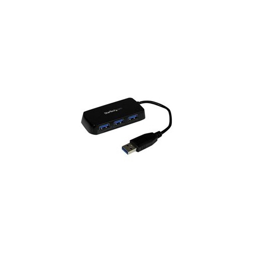 Startech ST4300MINU3B 4 PORT USB 3.0 HUB - PORTABLE MINI EXPANSION USB HUB SPLIT