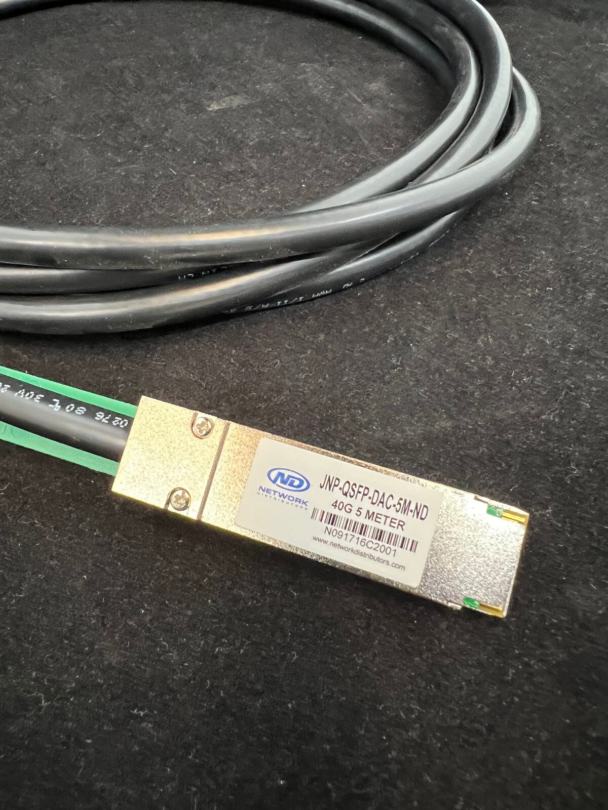 NEW Juniper Compatible JNP-QSFP-DAC-5M 40G QSFP+ to QSFP+ 5M Passive DAC