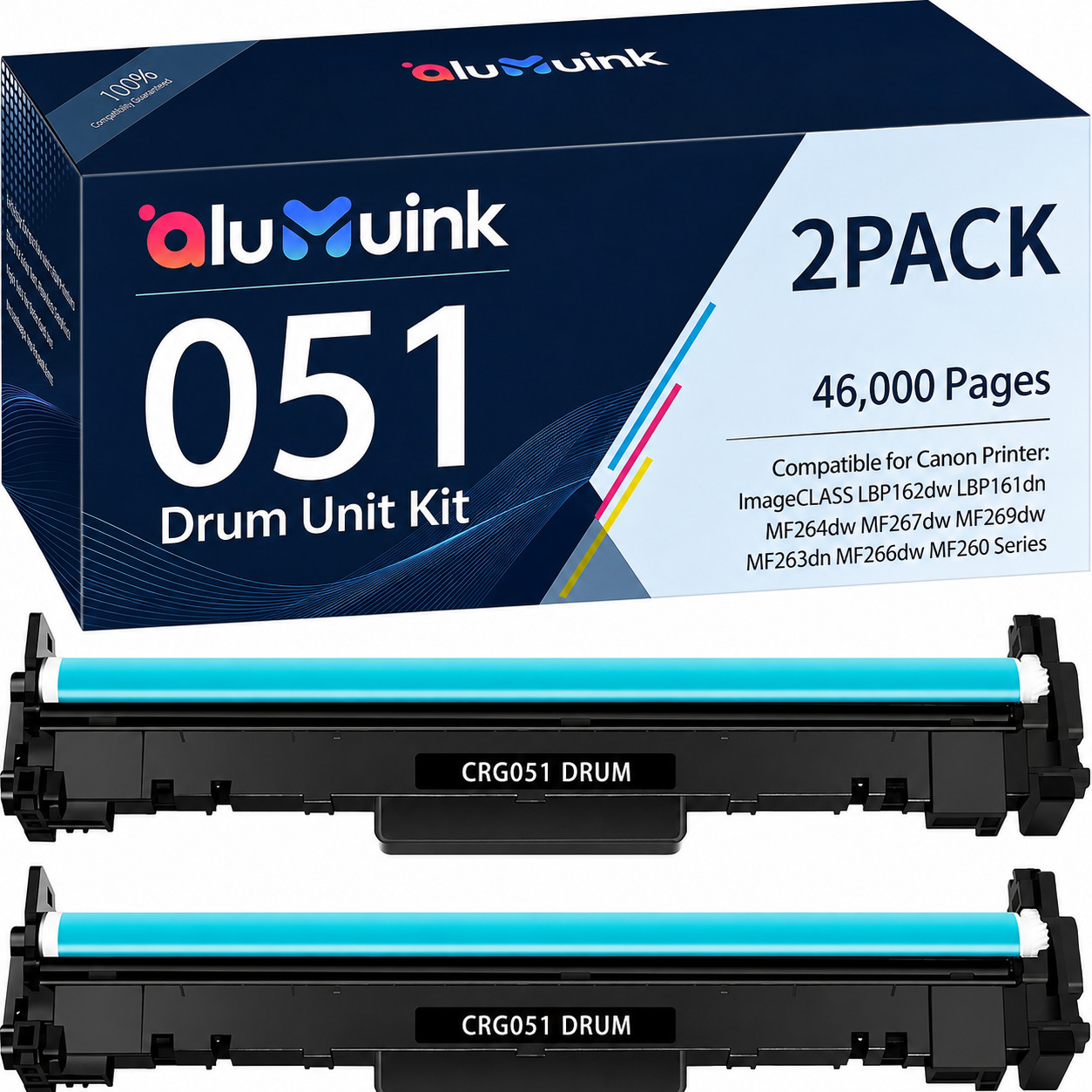 051 Drum Unit black Replacement for MF263dn MF269dw MF267dw MF264dw MF266dn