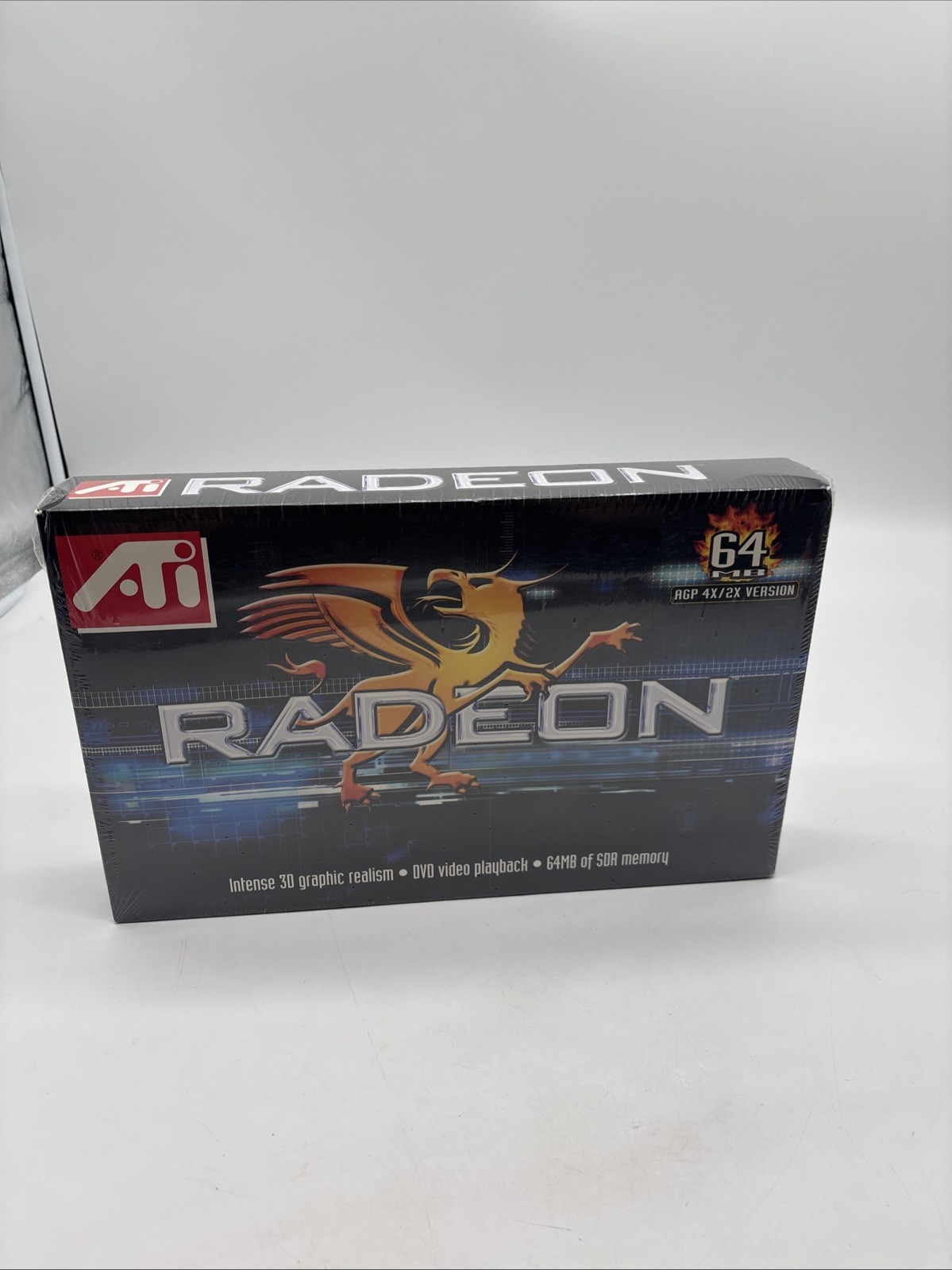 SEALED first Gen ATI Radeon graphics card 64MB SDR memory AGP 4X/2X expansion