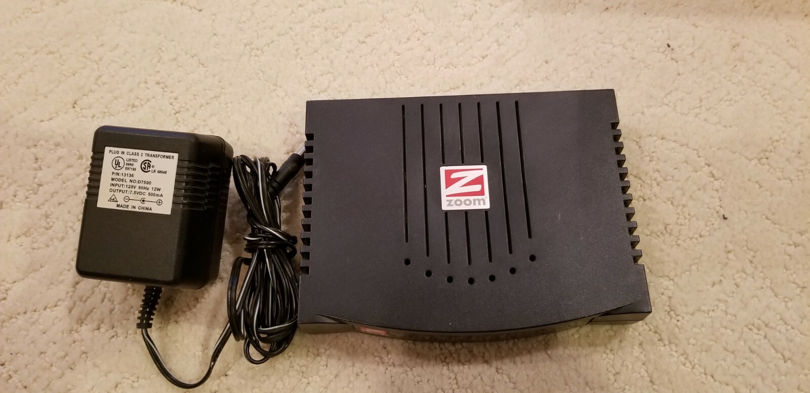 ZOOM/FAXMODEM V.34+ Mini Ext - MODEL 2836 with AC 