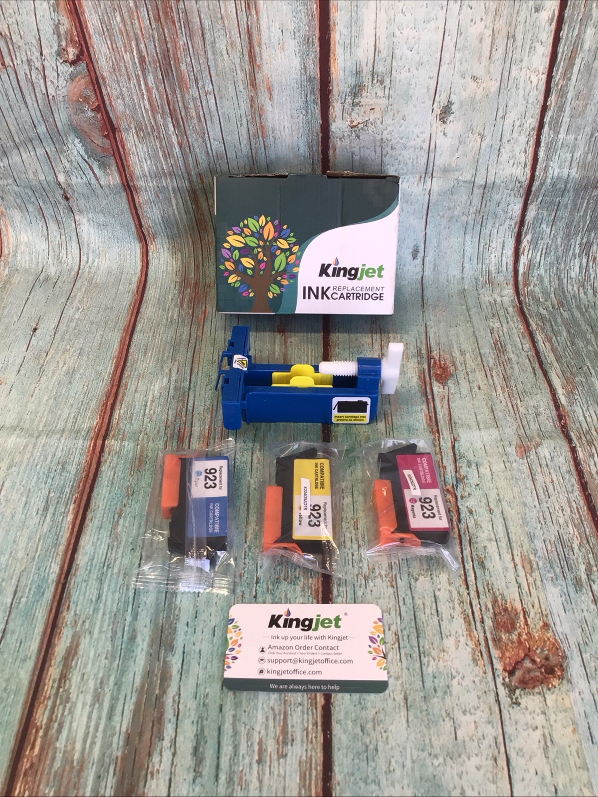 923 Ink Cartridges Combo Pack Without Chip Compatible for HP OfficeJet
