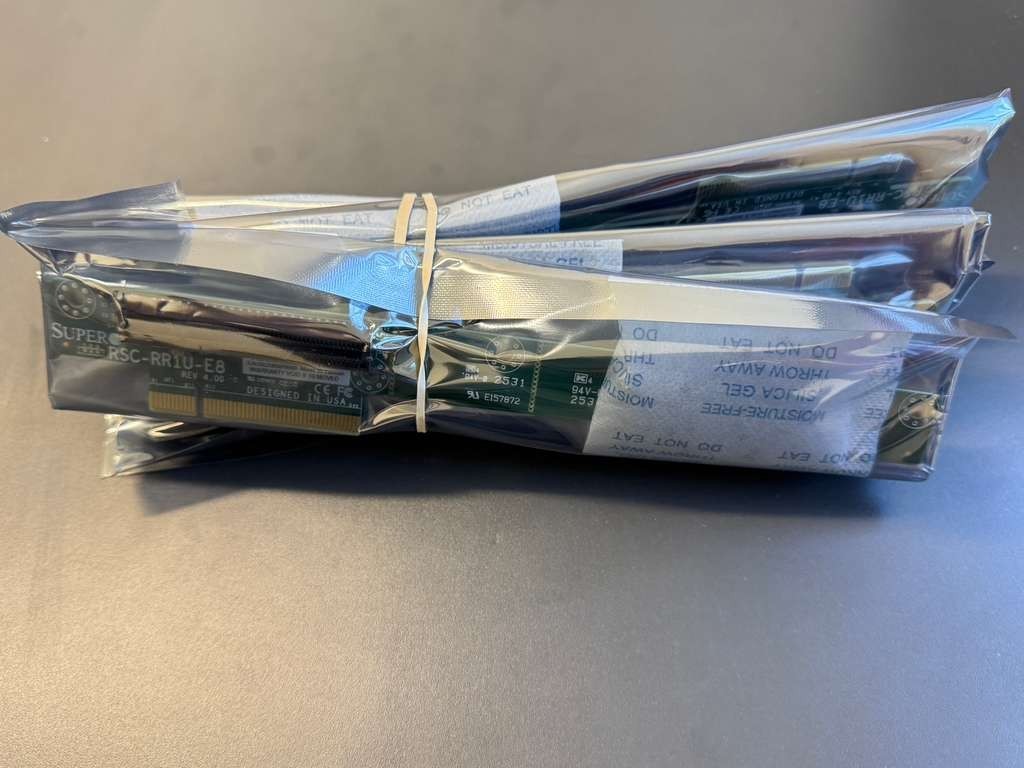 ✅New Supermicro RSC-RR1U-E8 Riser Card, Rev. 4