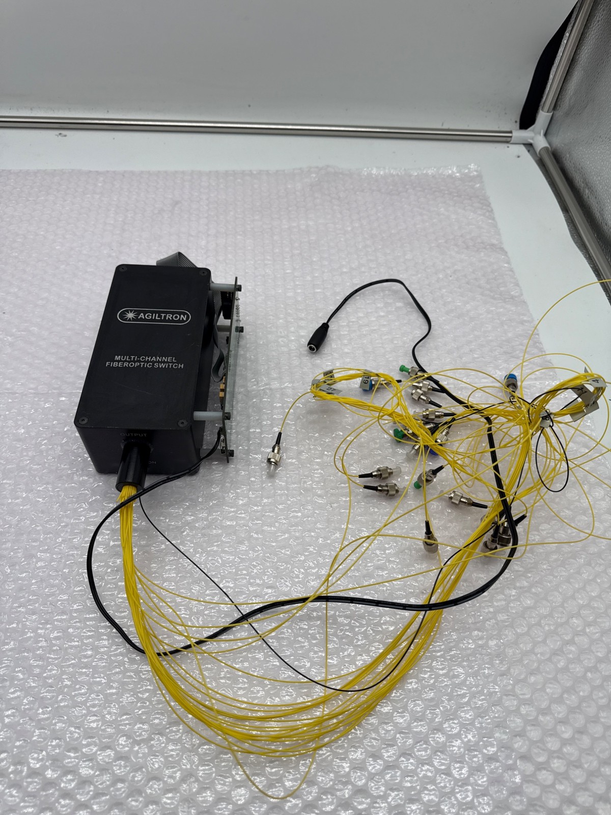 Agiltron LBSAD Multi-Channel Fiber Optic Switch FC/PC FOR PARTS NOT WORKING