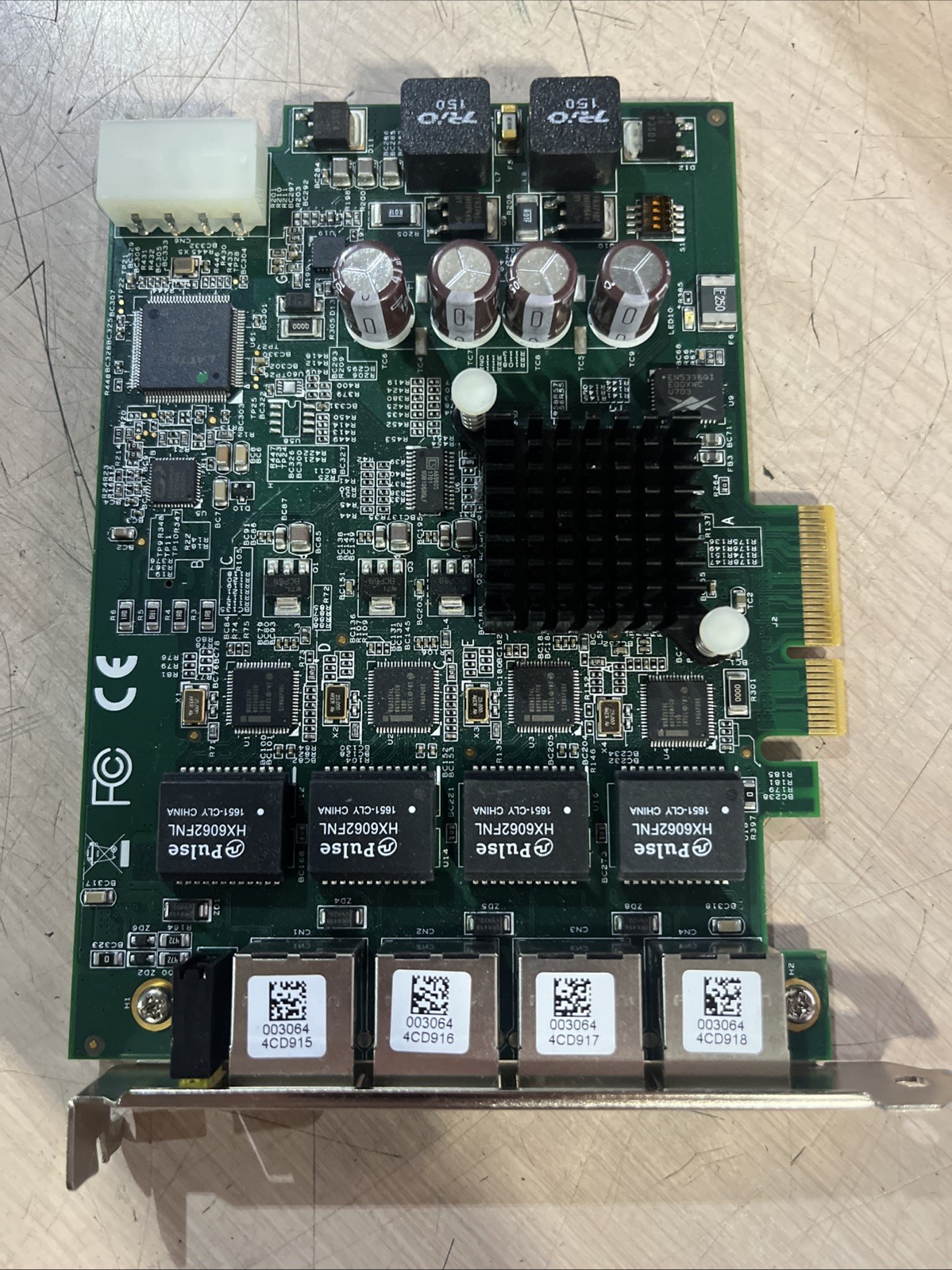 ADLINK PCIE-GIE74 MOTHERBOARD VIDEO CAPTURE CARD 51-18519-0A50