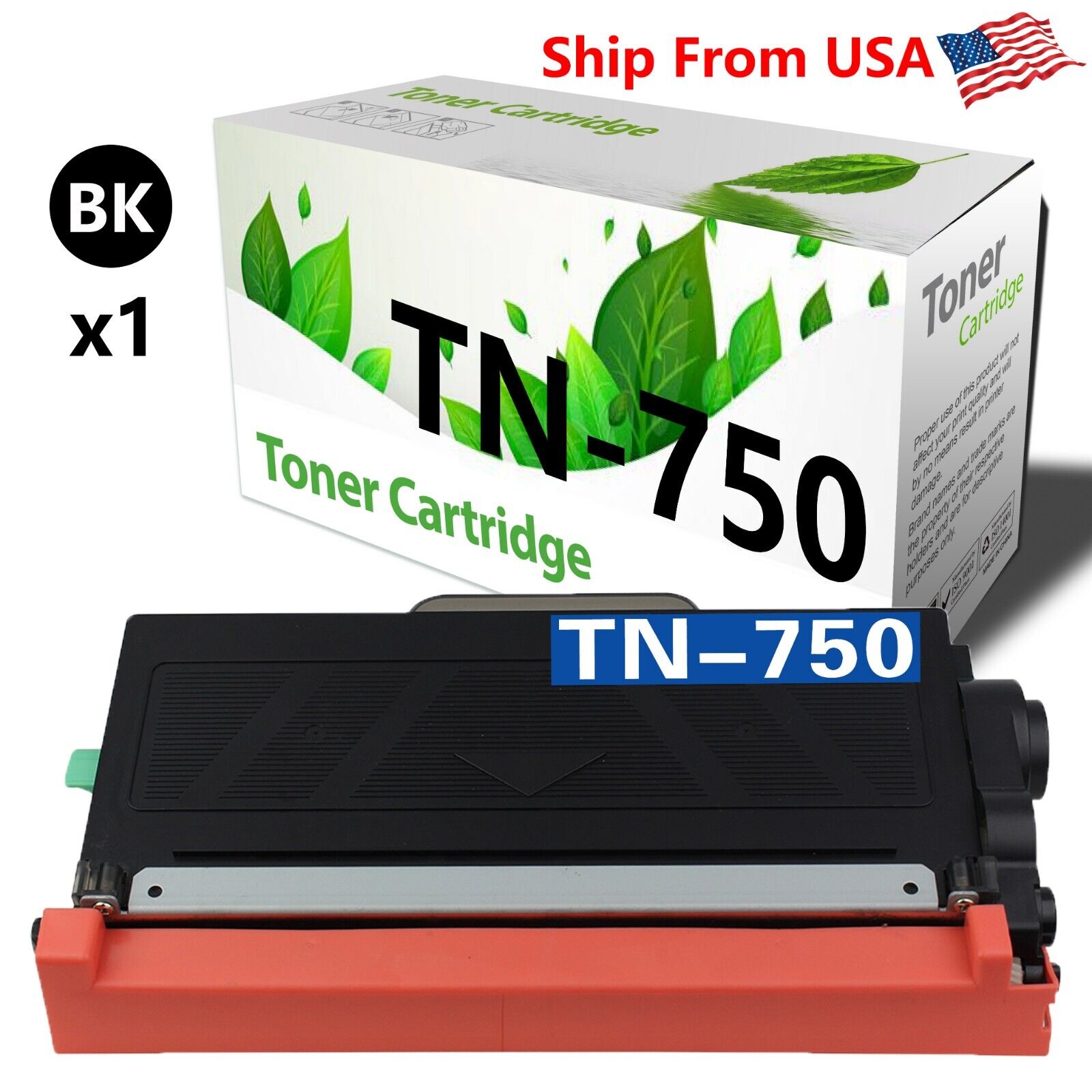 1-PacK TN 750 TN-750 Toner Cartridge for HL-5450DN Printer