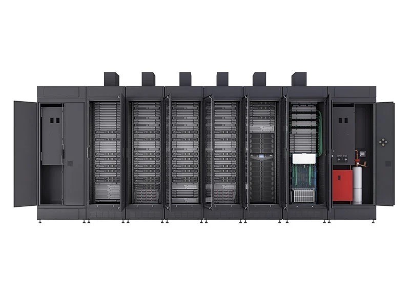 Vertiv SmartRow Data Center 10 Cabinet Set with Integrated Fire Suppression 40KW