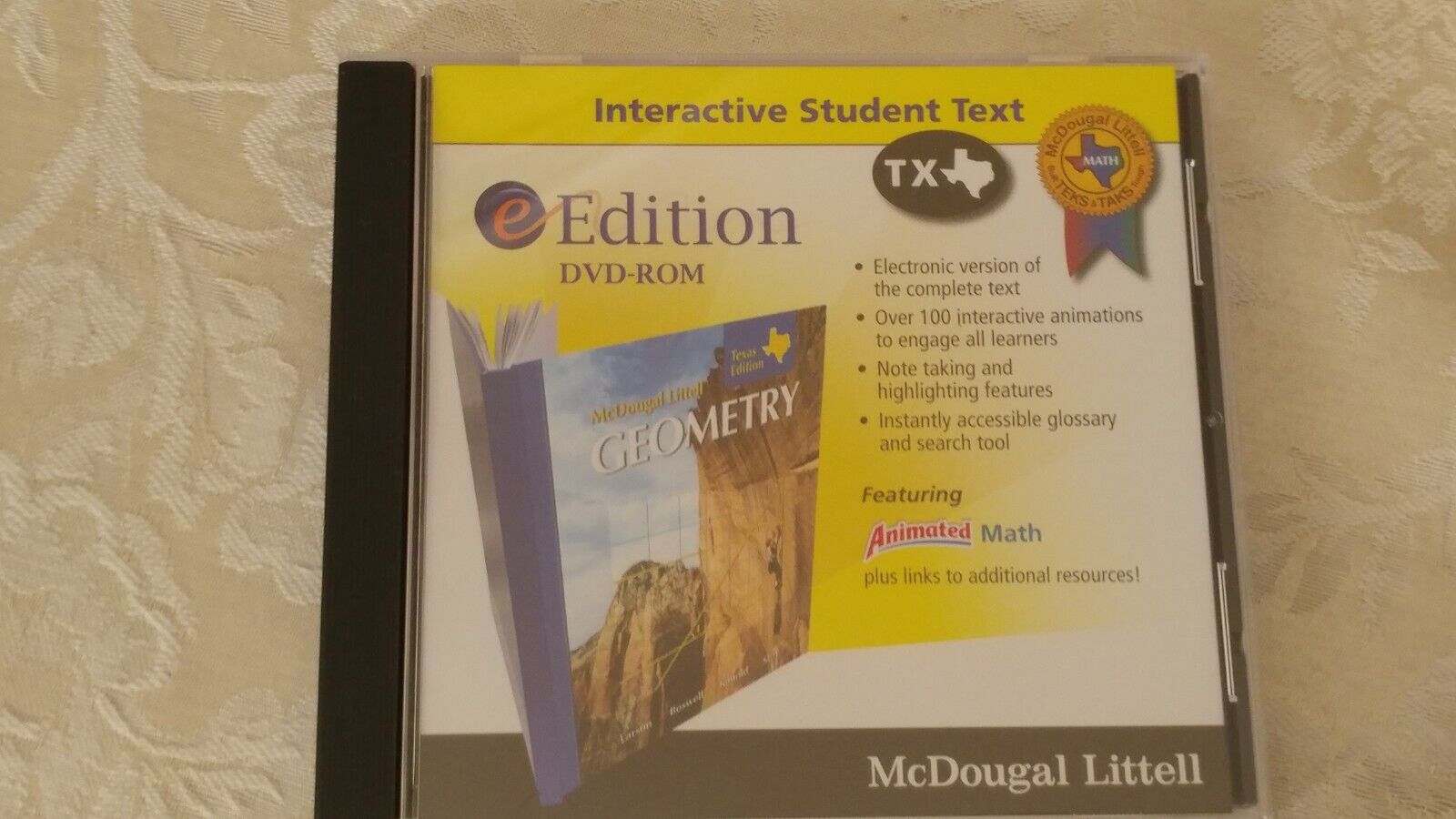 McDougal Littell-Geometry-eEdition DVD-ROM Interactive Student Text TEXAS