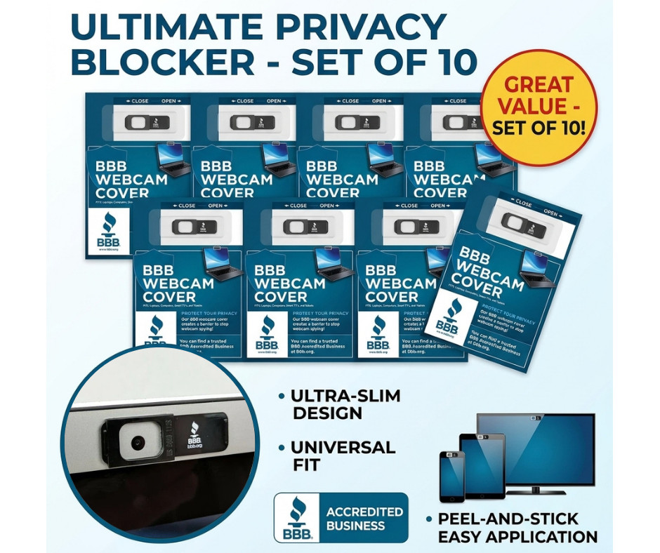Webcam Cover Slide Laptop Camera Privacy Blocker Anti-Spy Phone PC Set of 10