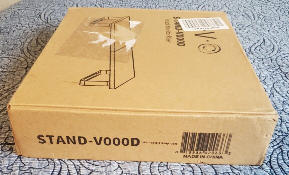 VIVO 24 inch Monitor Stand, Wood & Steel Desktop Riser, Screen, Keyboard, Lap...