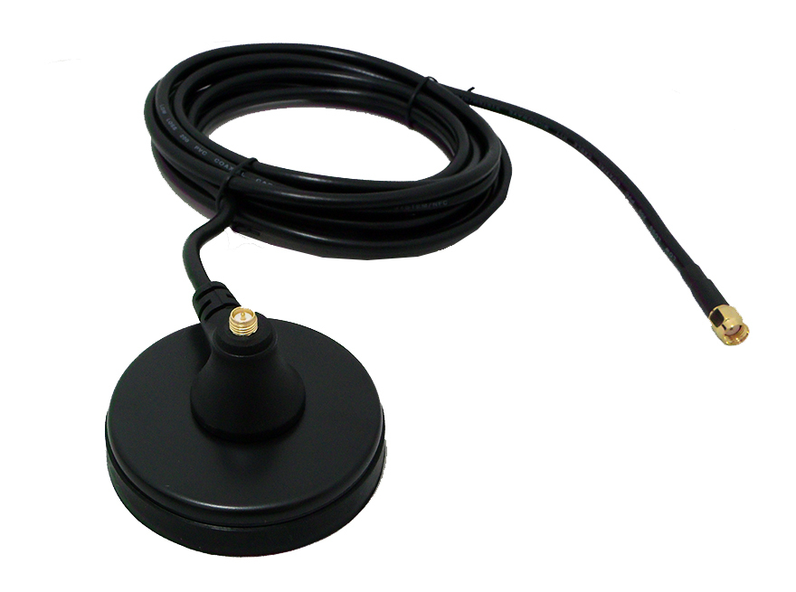 RP-SMA Magnet Dock Base 11 ft cable for Helium Hotspot Miner- RAK, SenseCAP more