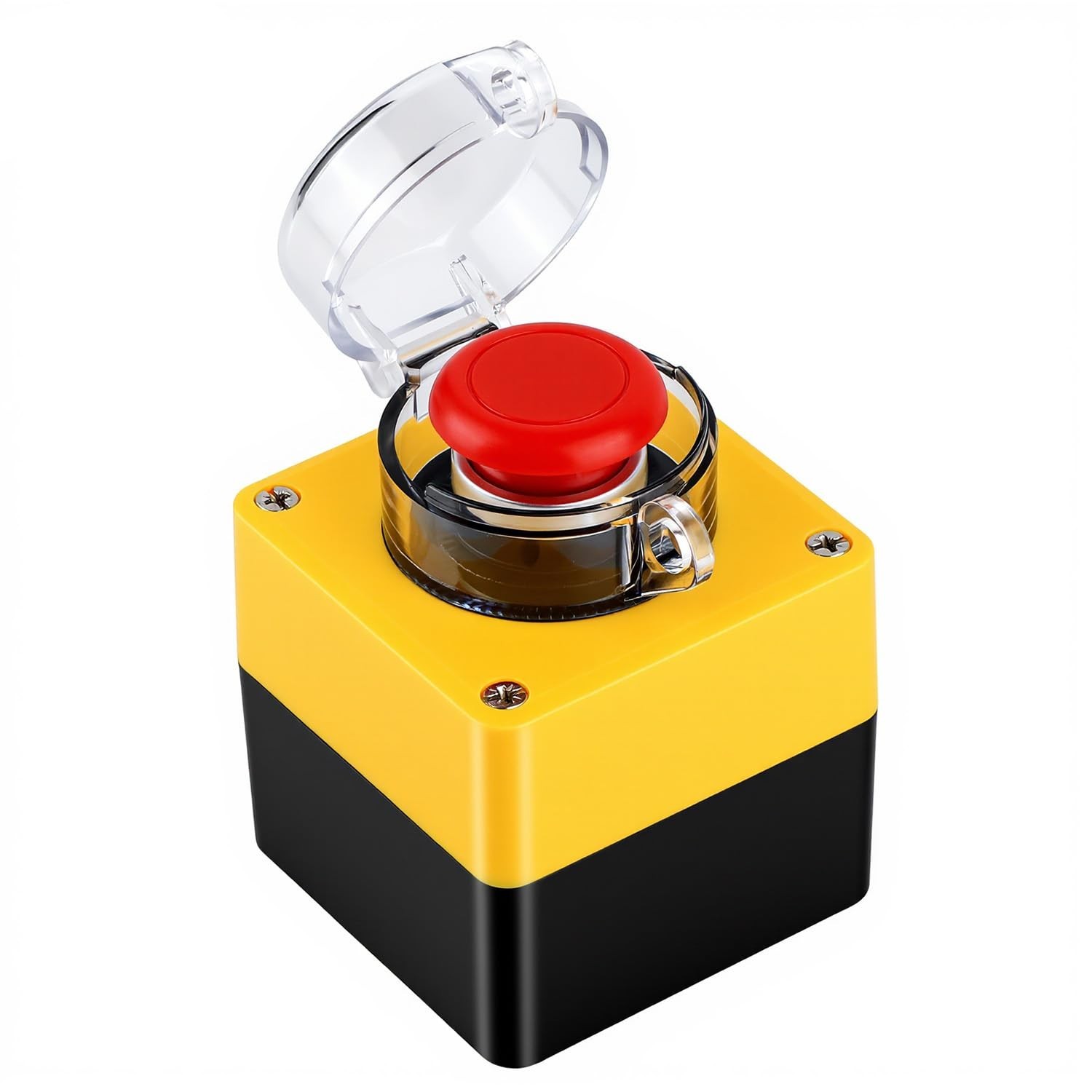 Wireless PC Power Button - Detonator-Style Start Switch with Protective Cover