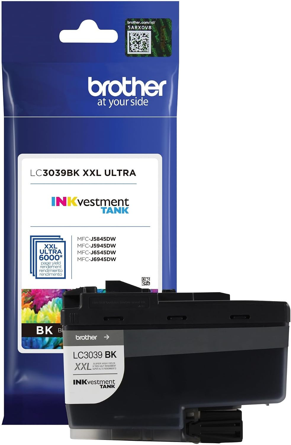 Genuine LC3039BK Single Pack Ultra High-Yield Black Inkvestment Tank Ink Cartrid