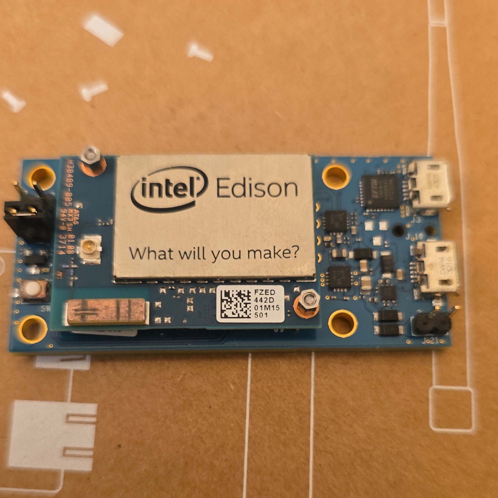 Intel Edison Breakout Board Kit Edison Body + Breakout board