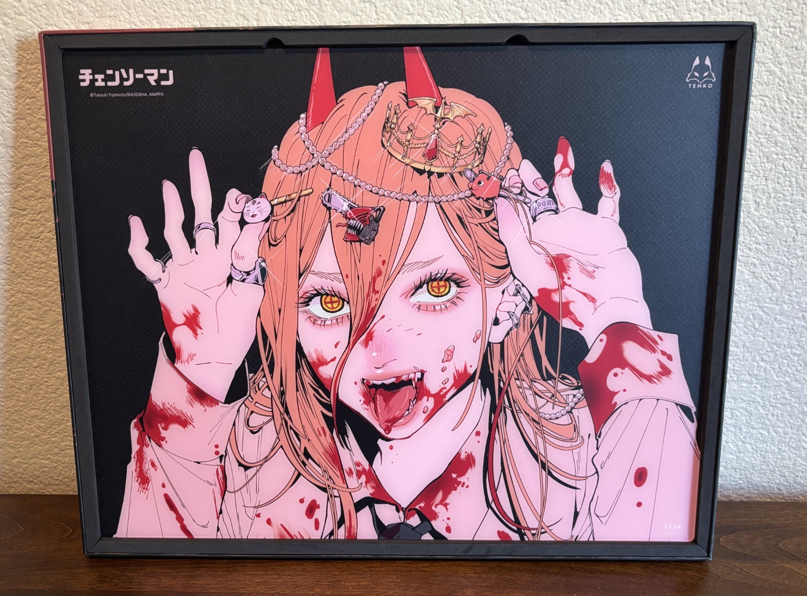 Arbiter Studio Lunar Speed Glass Mousepad - Chainsaw Man Power - LIMITED EDITION
