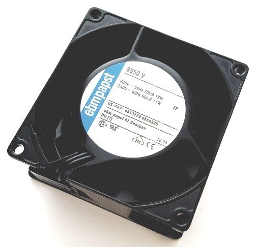 8550V EBM-PAPST AC AXIAL COMPACT FANS 8000V SERIES 80MM 230 VAC AXIAL FAN