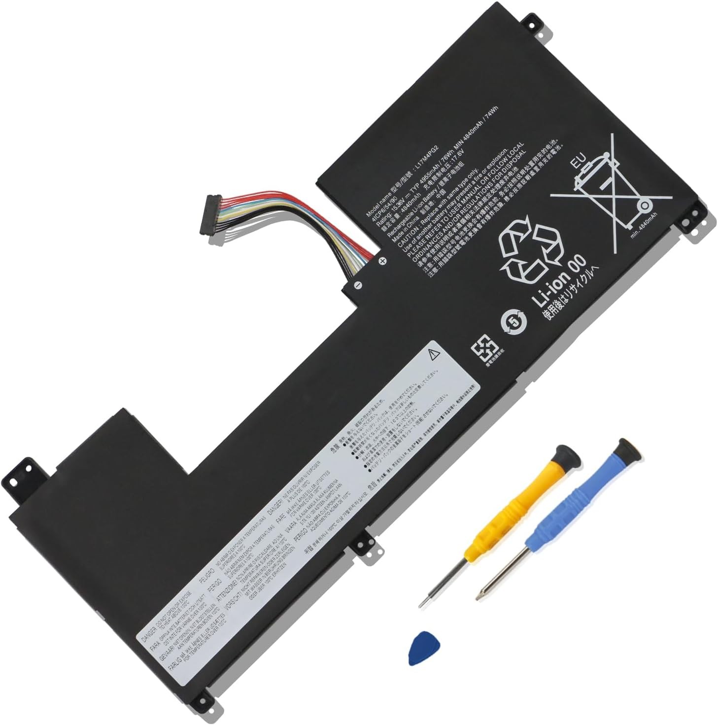 L17M4PG2 76Wh Laptop Battery Replacement for Lenovo Legion Y730 17 Y730 17ICH