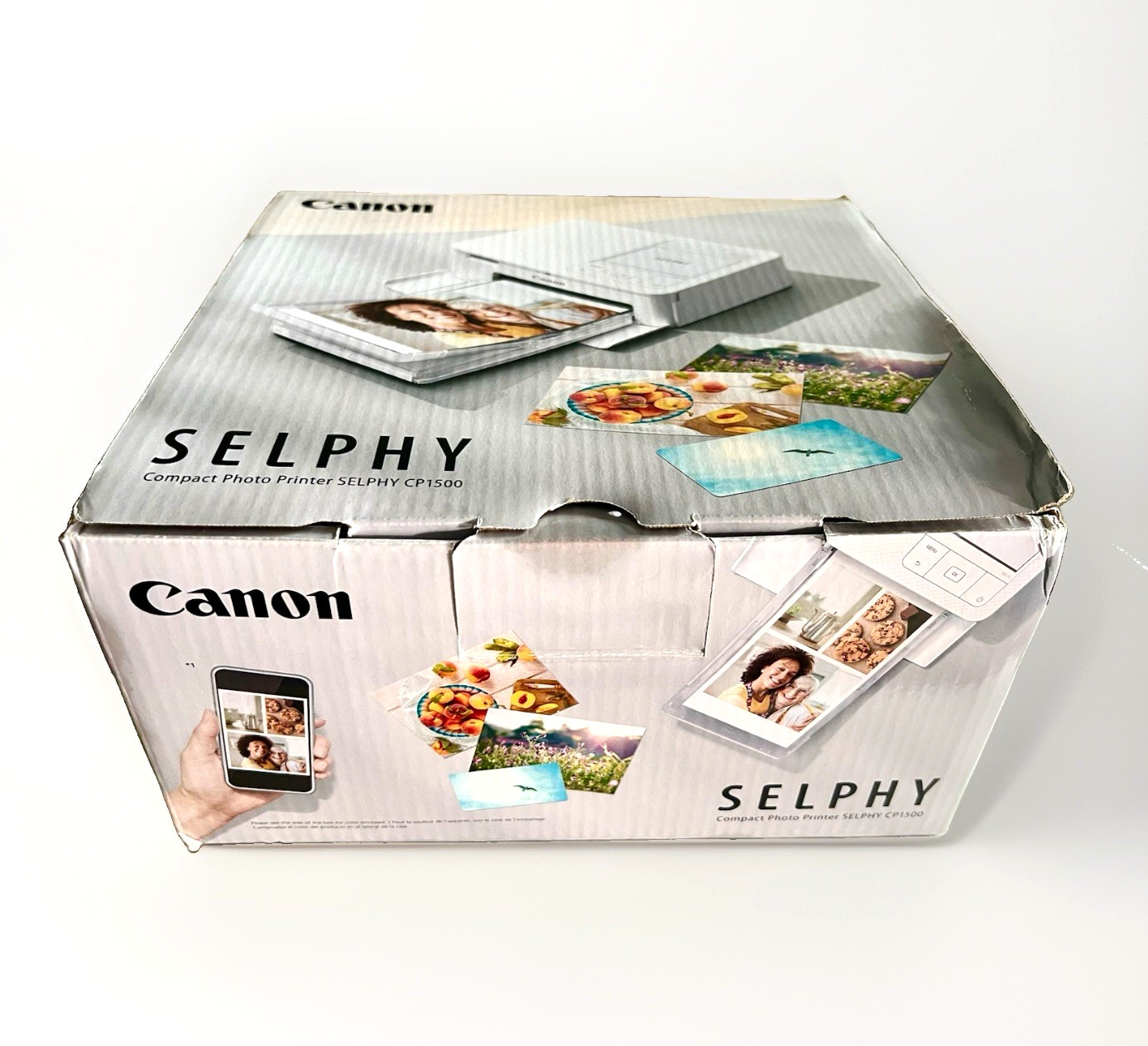 Canon Selphy CP1500 Wireless Compact Photo Printer (Black) - New in Box