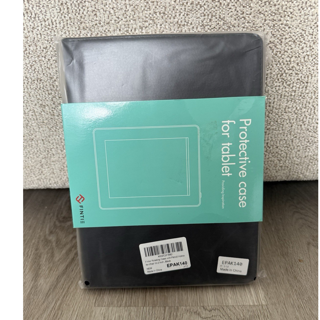 Fintie Rotating Synthetic Leather Case w/ Pencil Holder iPad 10.2 Black