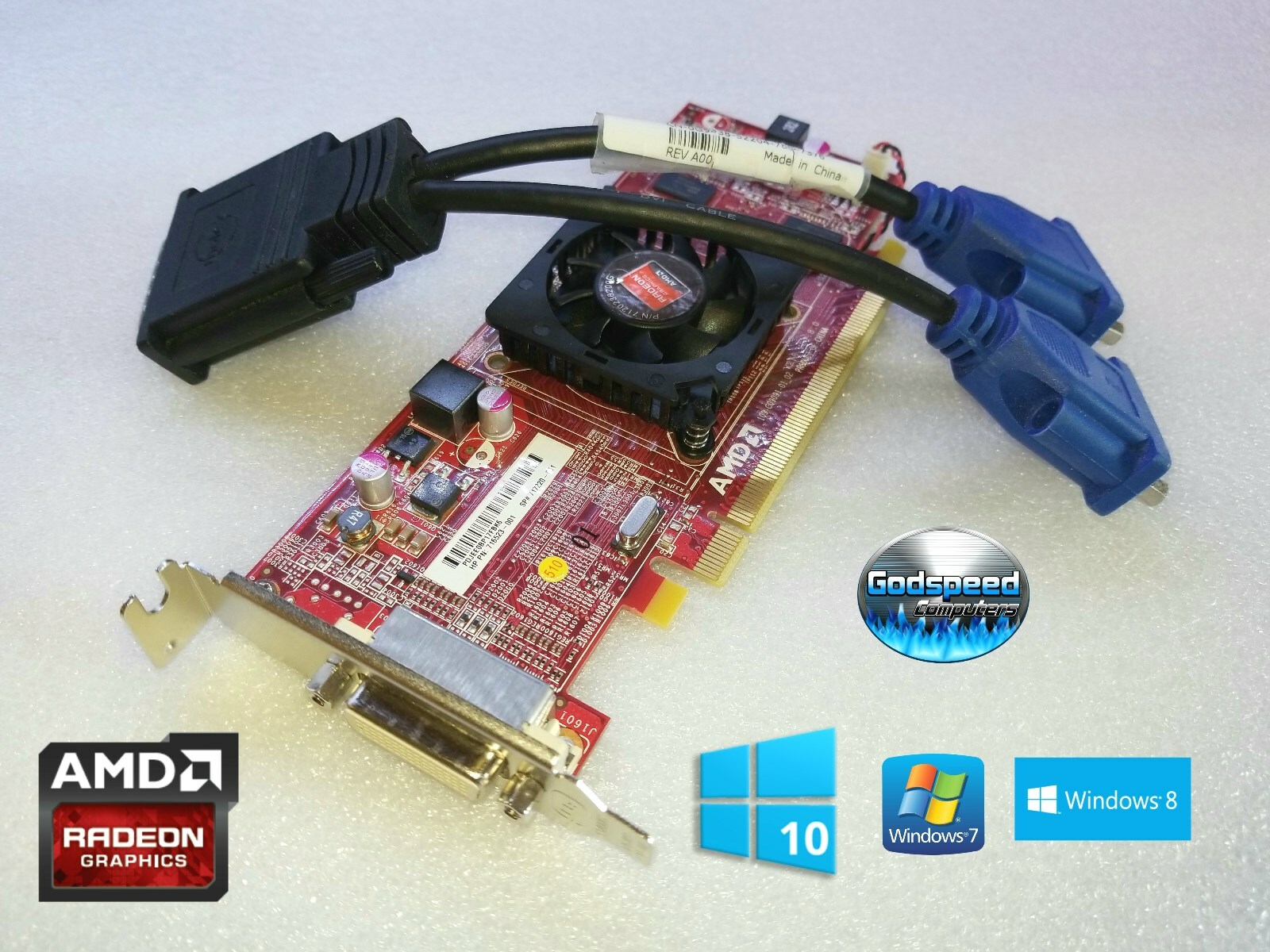 1GB HP Compaq SFF dc7100 dc7600 dc7700 dc7800 dc7900 Dual VGA Video Card