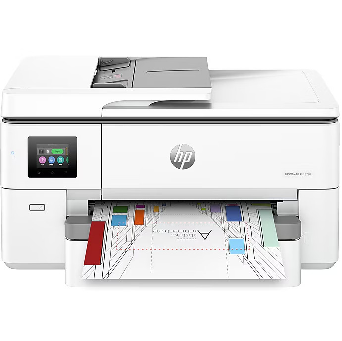 HP OfficeJet Pro 9720 Wireless Color Wide Format All-in-One Inkjet Printer, Best
