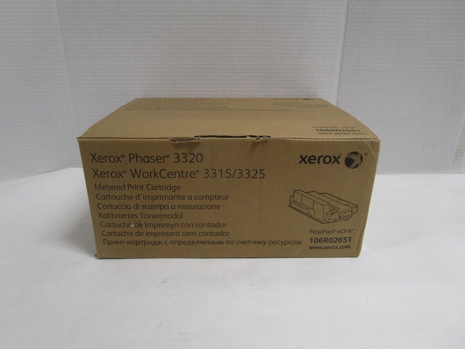 Genuine Xerox Workcentre 3315 3325 Black Toner Cartridge NEW OPEN BOX SHIPS FREE