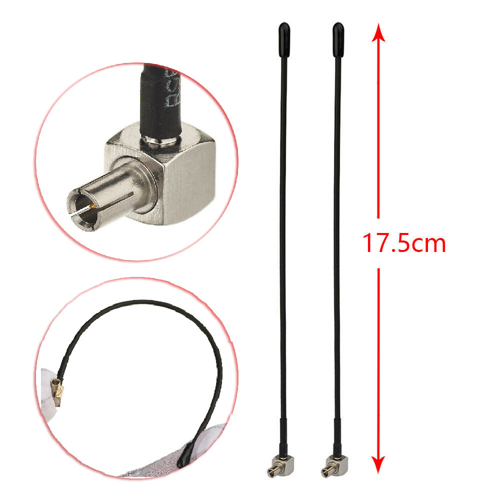 2pcs Netgear Nighthawk M1 MR1100 4G LTE Flexible Modem WiFi Hotspot TS9 Antenna