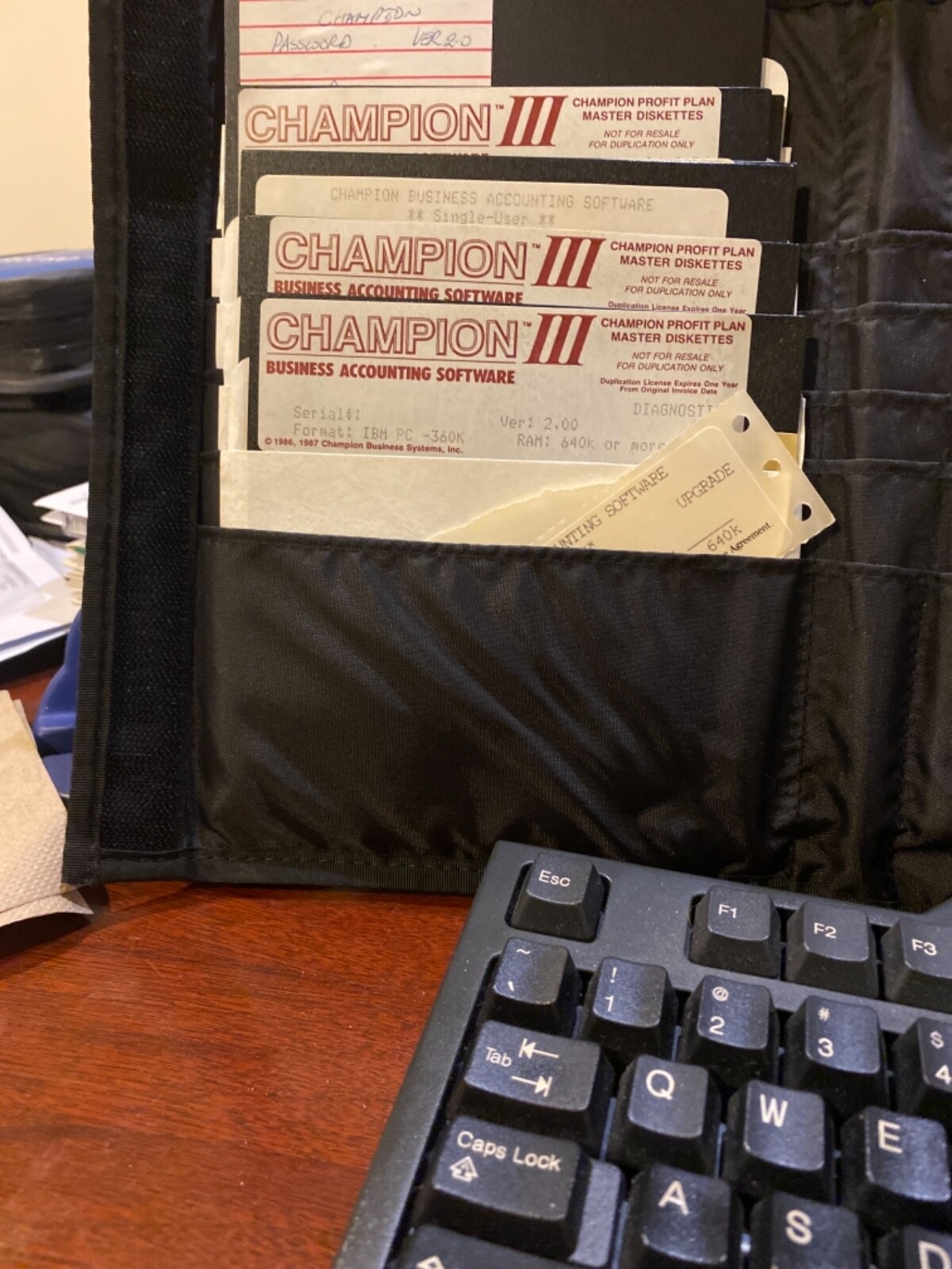 UNUSED Champion Business Accounting Software. Single User MASTER DISKETTES