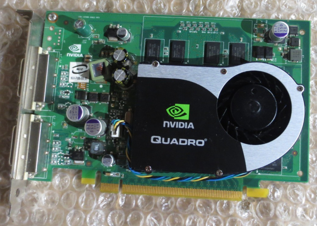 NVIDIA Quadro FX 570 256 MB Dual DVI Graphics Video Card 0WX397