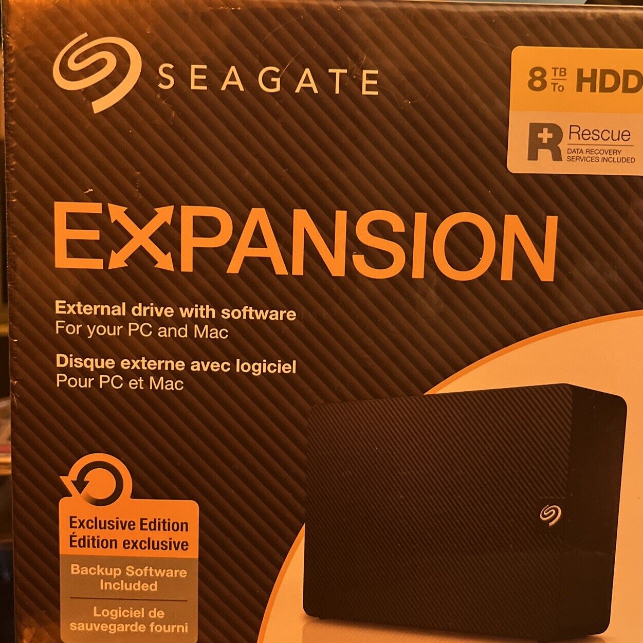 seagate expansion external hard drive With Software Stkr8000400