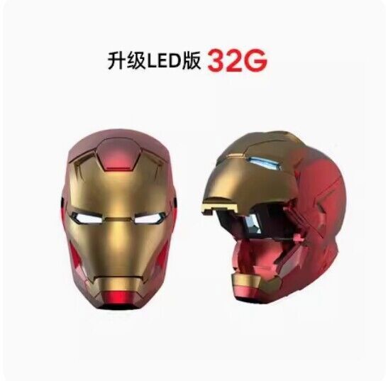 Marvel Iron Man USB Flash Drive MK46 Movable LED High-speed 32G 64G 128G Gift