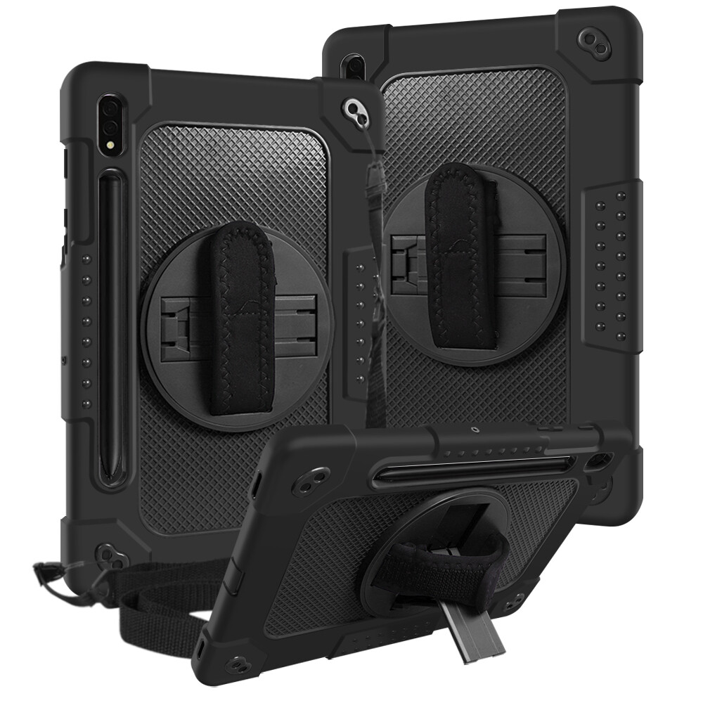 For Samsung Galaxy S8 Plus S7 FE 12.4 Samsung S8 Case Hybrid Armor S Pen Holder