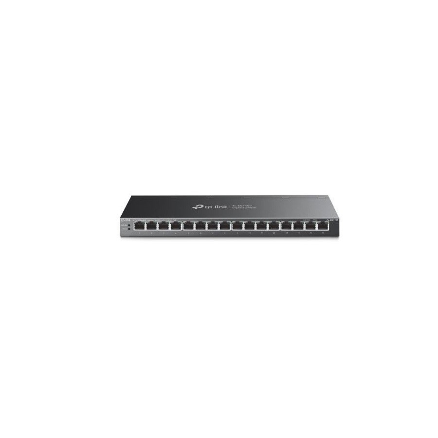 TP-Link TL-SG116P 16-Port Gigabit Desktop Switch with 16-Port PoE+ Up to 250 m