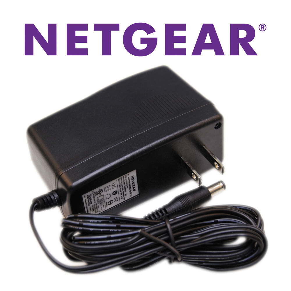 Genuine Netgear 12V AC Adapter Power Supply for Wireless Router Cable DSL Modem