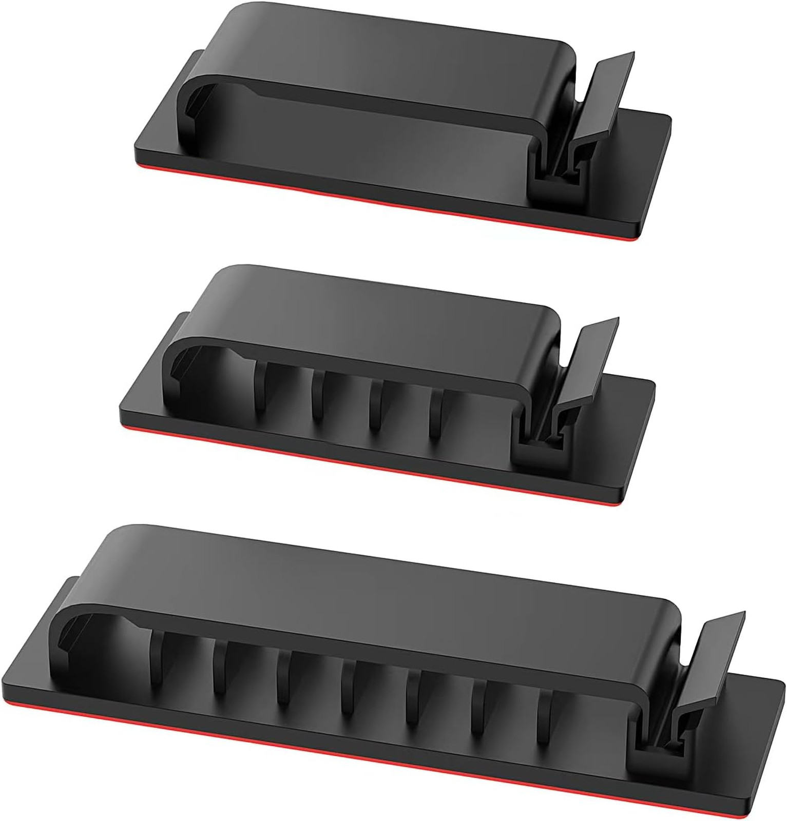 Cable Management Clips 20Pcs Self Adhesive Wire Organizer for Tv PC Ethernet