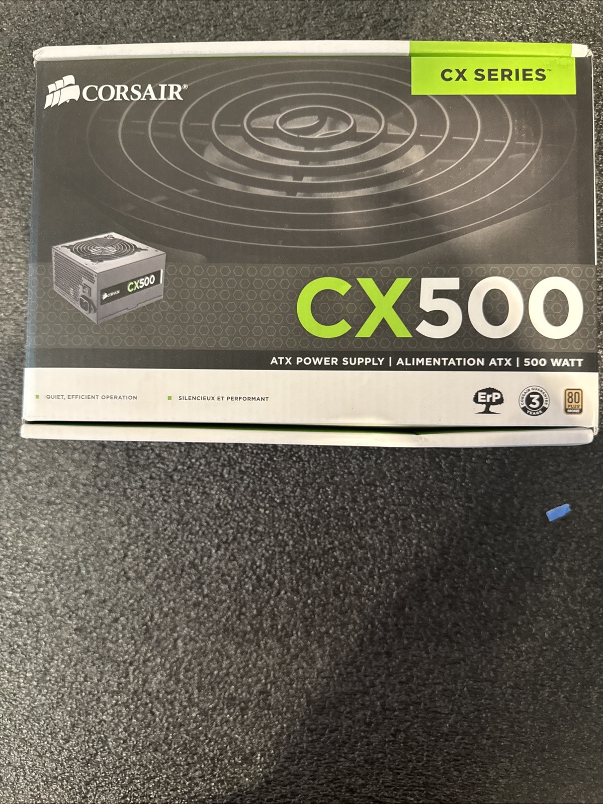 Corsair CX500 ATX Power Supply Unit 500W 80 PLUS Bronze CP-9020047
