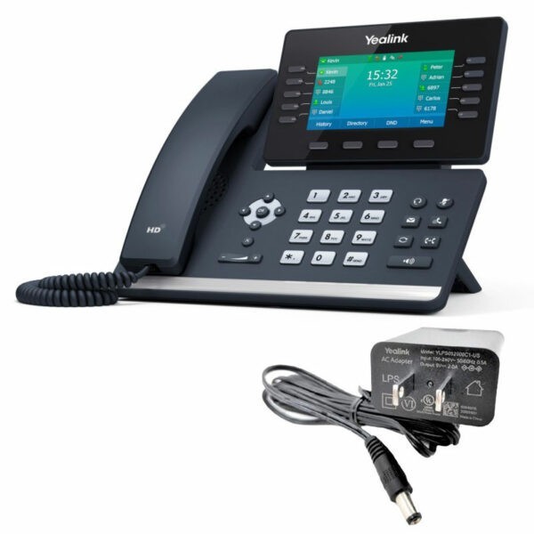 Yealink SIP-SIP-T54W  with PSU Prime Business Phone - 