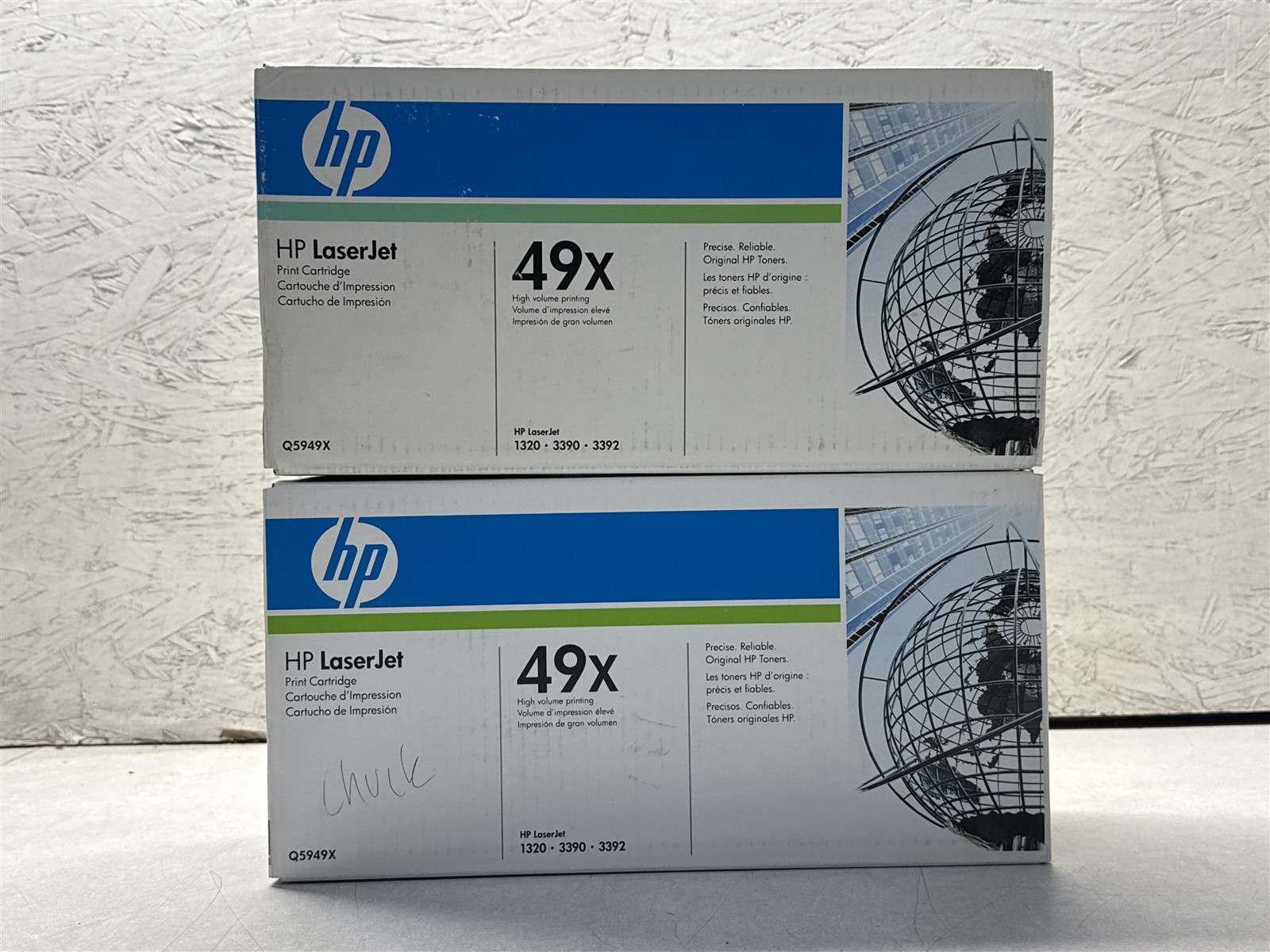LOT OF 2 HP LASERJET 49X BLACK HIGH-VOLUME TONER CARTRIDGE NEW SEALED BOX Q5949X