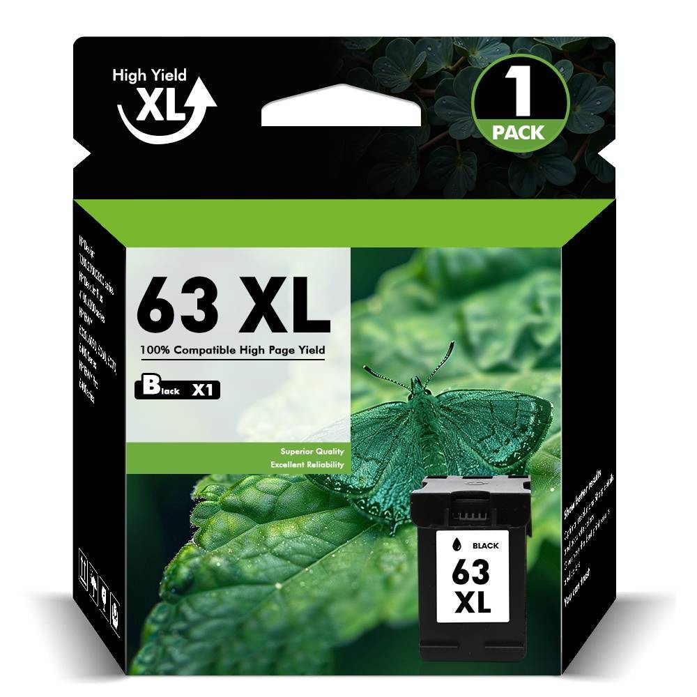 63 XL Ink Cartridge for HP 63XL ENVY 4512 4516 4520 OfficeJet 3830 4650 4652 Ink