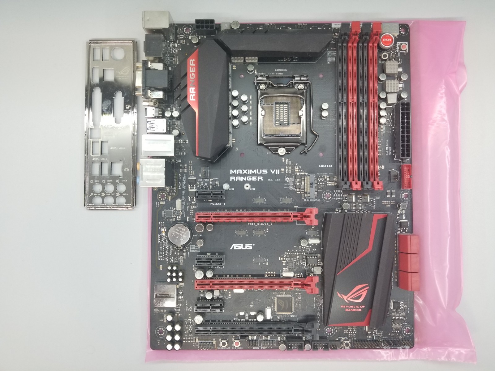 Asus Maximus VII Ranger Intel Z97 LGA1150 DDR3 ATX Desktop Gaming Motherboard