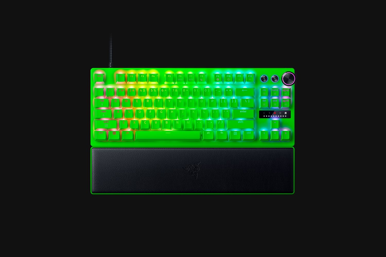 Razer Huntsman V3 Pro 8KHz TKL Keyboard Green Edition Certified Refurbished