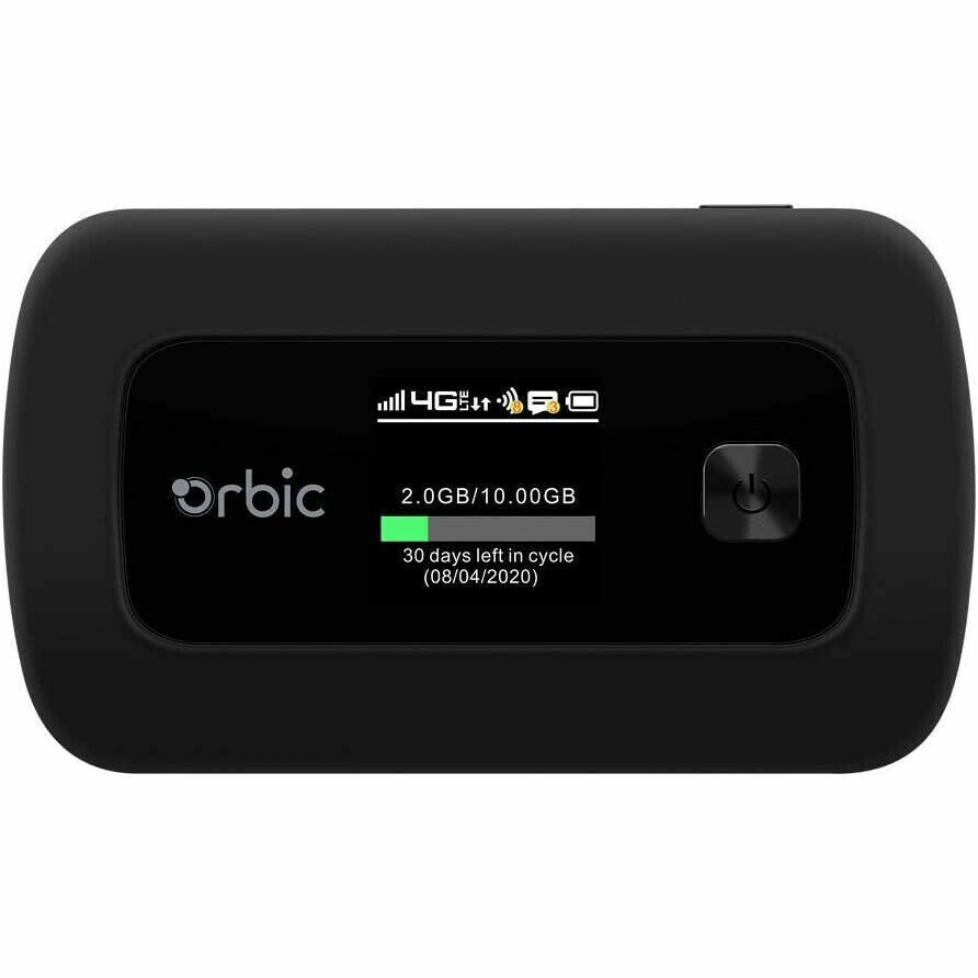 Orbic Speed RC400L - Black (Verizon) 4G LTE Mobile Wi-Fi Hotspot Router Modem