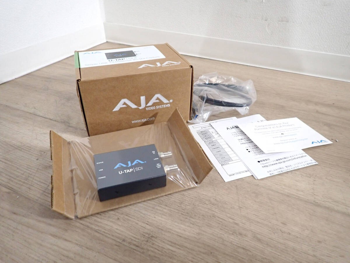 AJA U-TAP SDI USB 3.0 3G-SDI Video Capture Device Bus Powered New