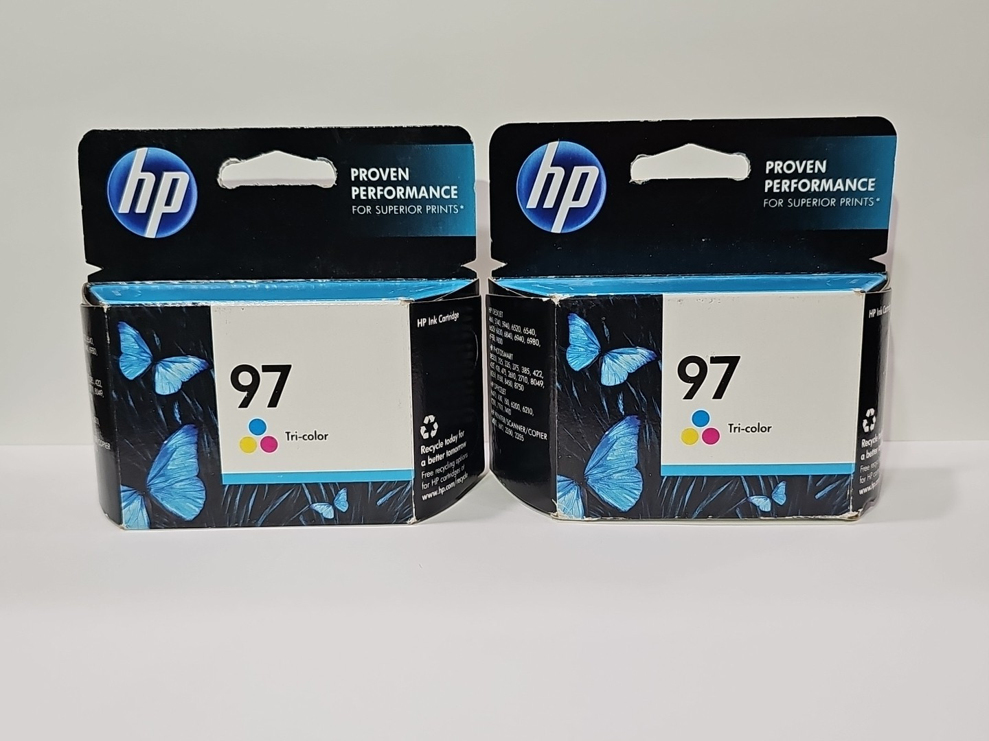 HP97 Printer Ink C9363WN#140 Ink Cartridge Tri-Color LOT OF 2 Unopened New 2015