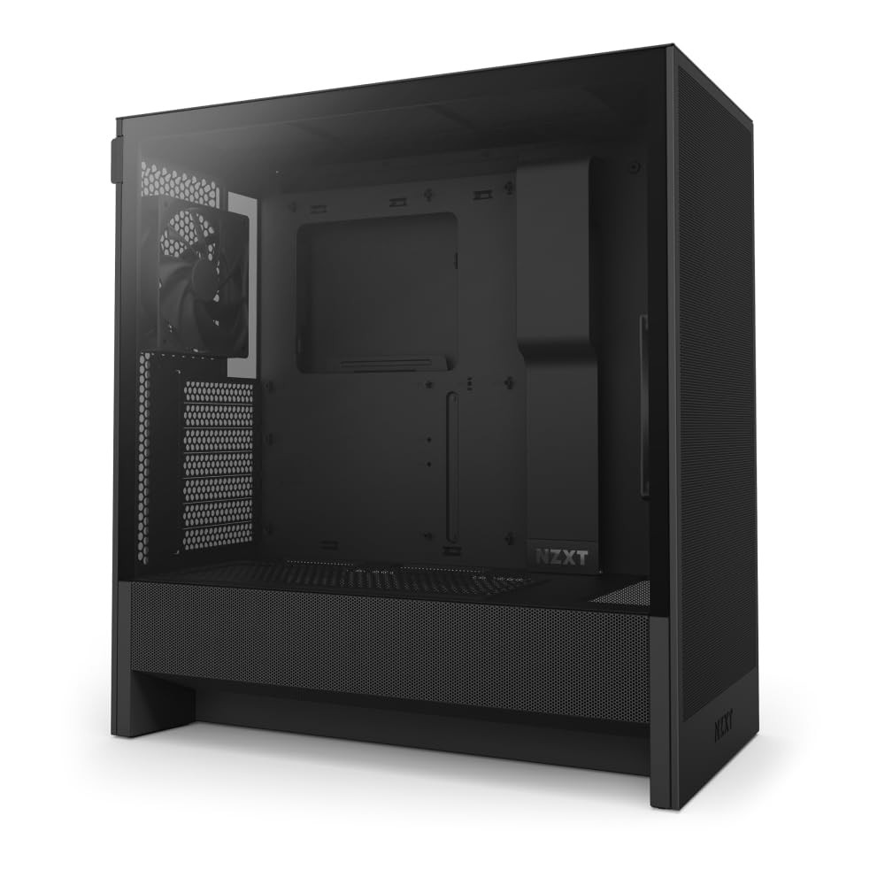 H5 Flow 2024 ATX Mid-Tower Gaming Case, High Airflow, 2 Fans, Radiator Support