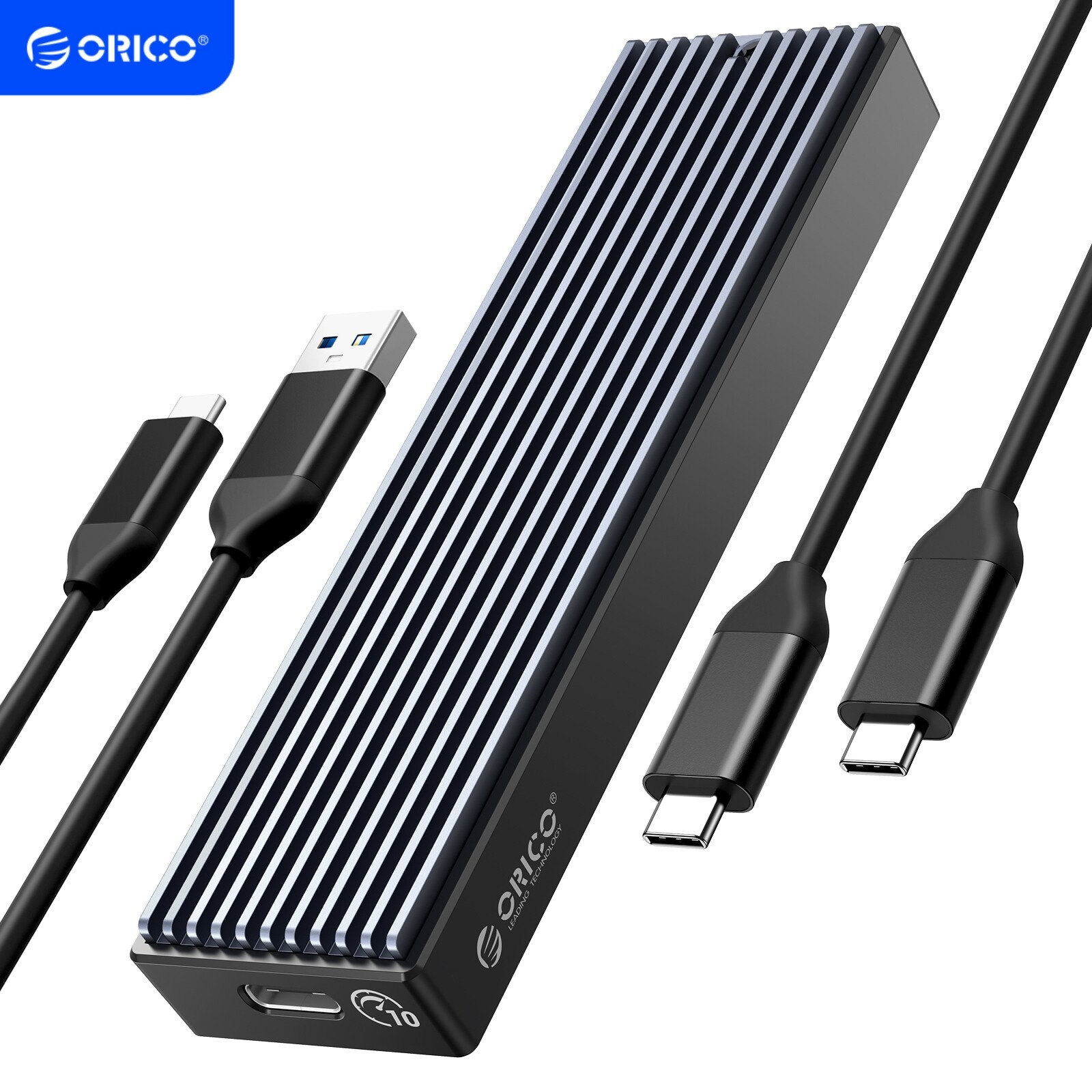 ORICO M.2 NVMe SSD Enclosure USB 3.1 Gen 2 10Gbps  2230/2242/2260/2280 4TB US