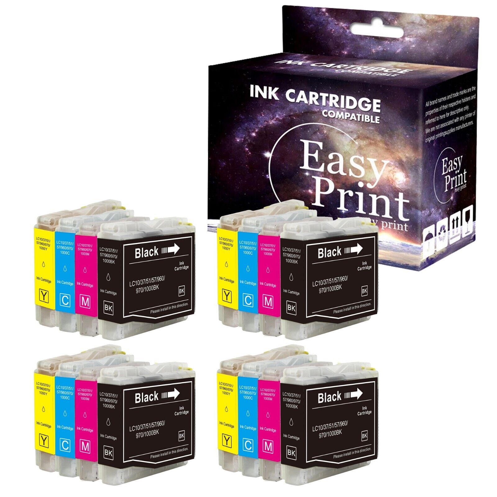 16PK LC51 LC-51 Ink Cartridge LC 51 for DCP-130C DCP-330C MFC-465CN Printer