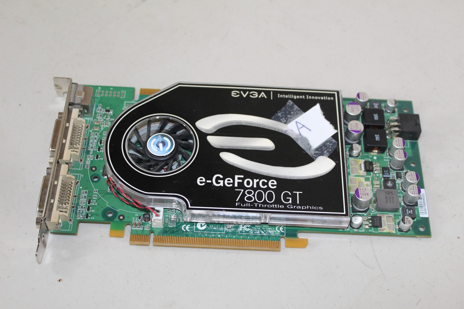 EVGA NVIDIA e-GeForce 7800 GT 256MB PCIe Dual DVI Video Card (Unit A)
