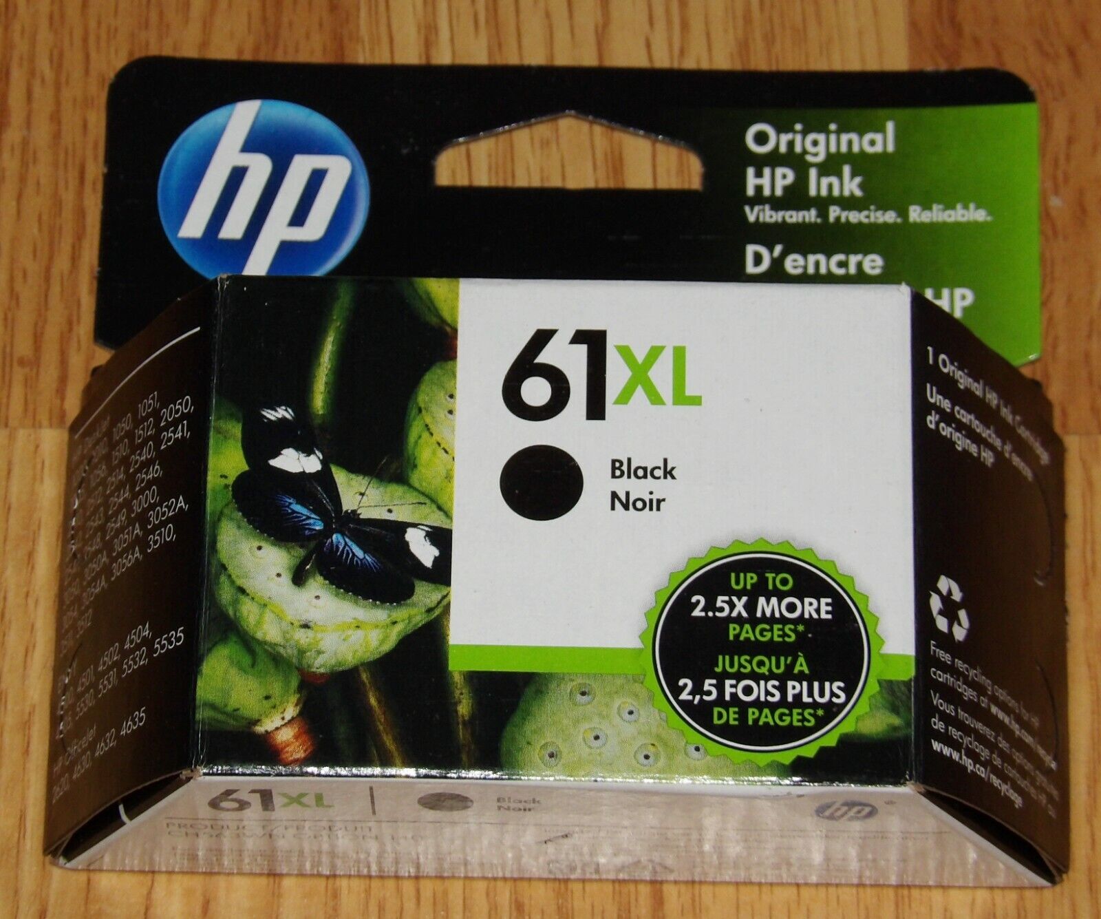 Genuine HP 61XL (CH563WN) Black Ink Cartridge Dated 2025 New 61 XL